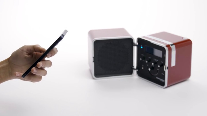 BRIONVEGA Bluetoothスピーカー TS522D+S BRIONVEGA radio.cubo Black