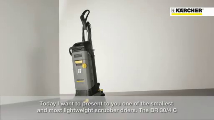 手押し式自動床洗浄機 - BR 30/4 C - KARCHER