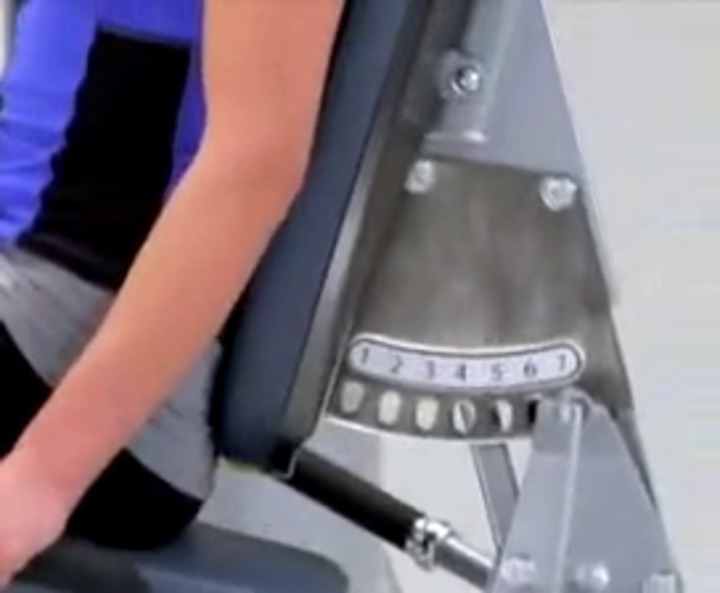 Leg curl weight training machine RS-1402 Hoist Fitness