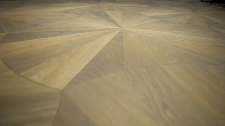 Solid parquet floor - SINUOSA: DIAMANTE CHIC CA' CORNER - FOGLIE D