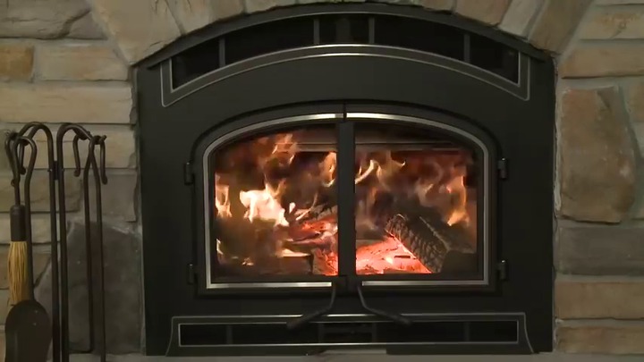Wood-burning fireplace - 7100 - QUADRA-FIRE - traditional / closed hearth /  built-in